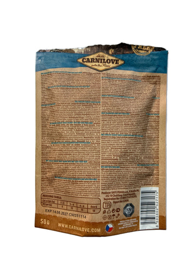 Carnilove - Friandises Crunchy Saumon & Menthe pour Chat