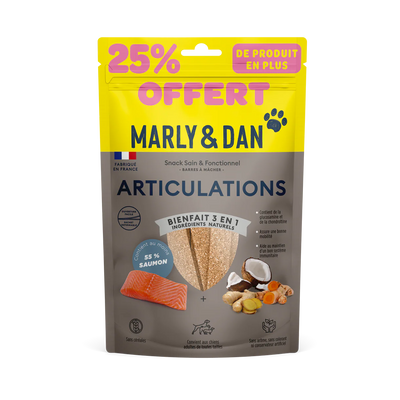 Marly & Dan - Barres à mâcher "Articulation" pour Chien