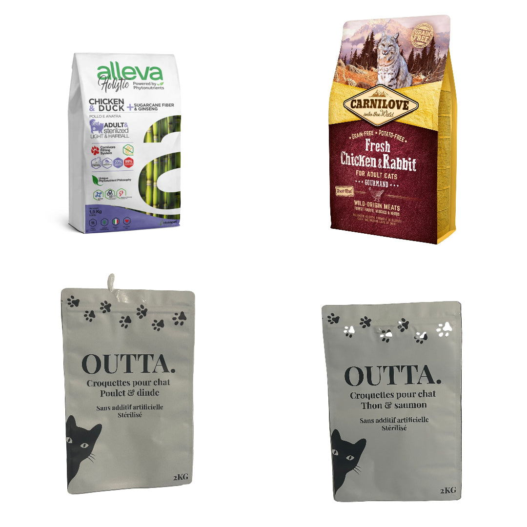 Pack croquettes pour chat