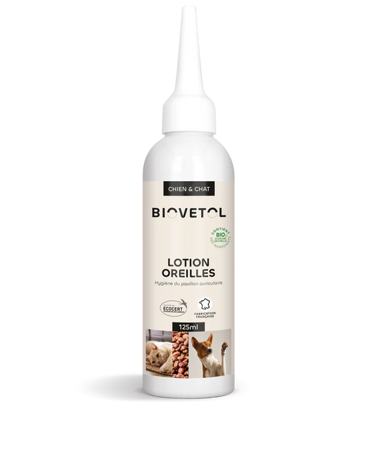 Biovetol - Lotion Oreilles Bio pour chien & chat