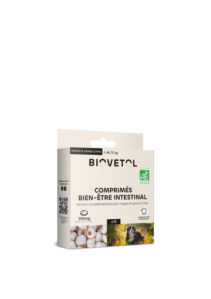 Biovetol - Comprimés Bio Bien-être Intestinal pour Grand Chien