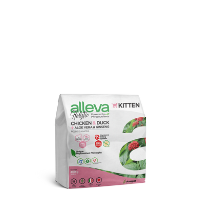 Alleva - Croquettes Sans Céréales Poulet & Canard pour Chaton (1.5 kg)