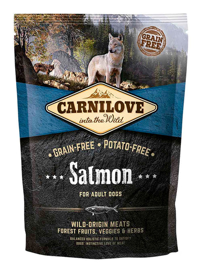 Carnilove - croquettes sans céréales au saumon (chien)￼