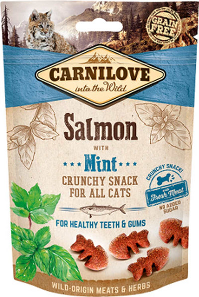 Carnilove - Friandises Crunchy Saumon & Menthe pour Chat