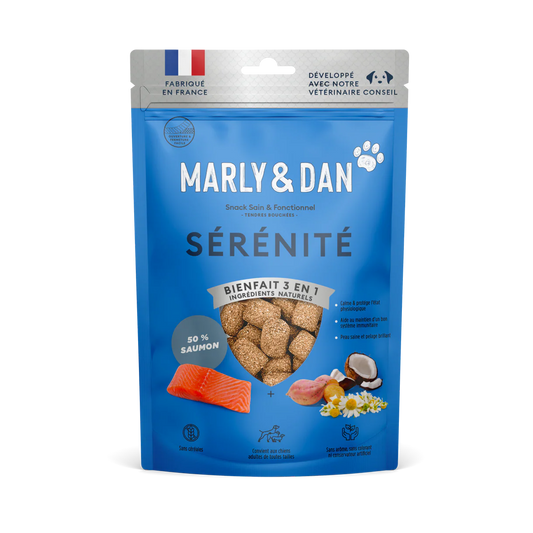Marly & Dan - Friandises Sans Céréales "Sérénité" pour Chien