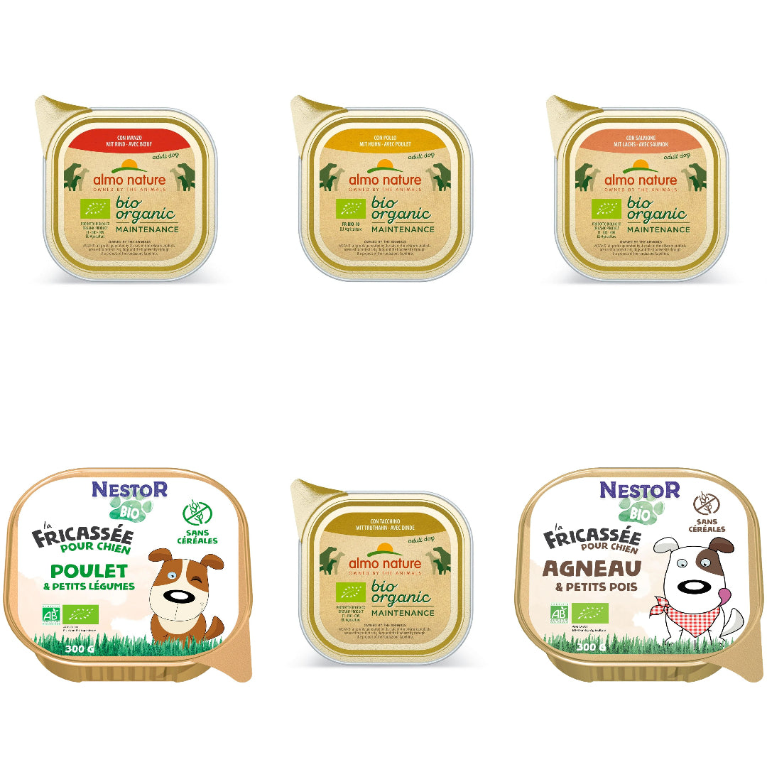 Pack humide pour chien