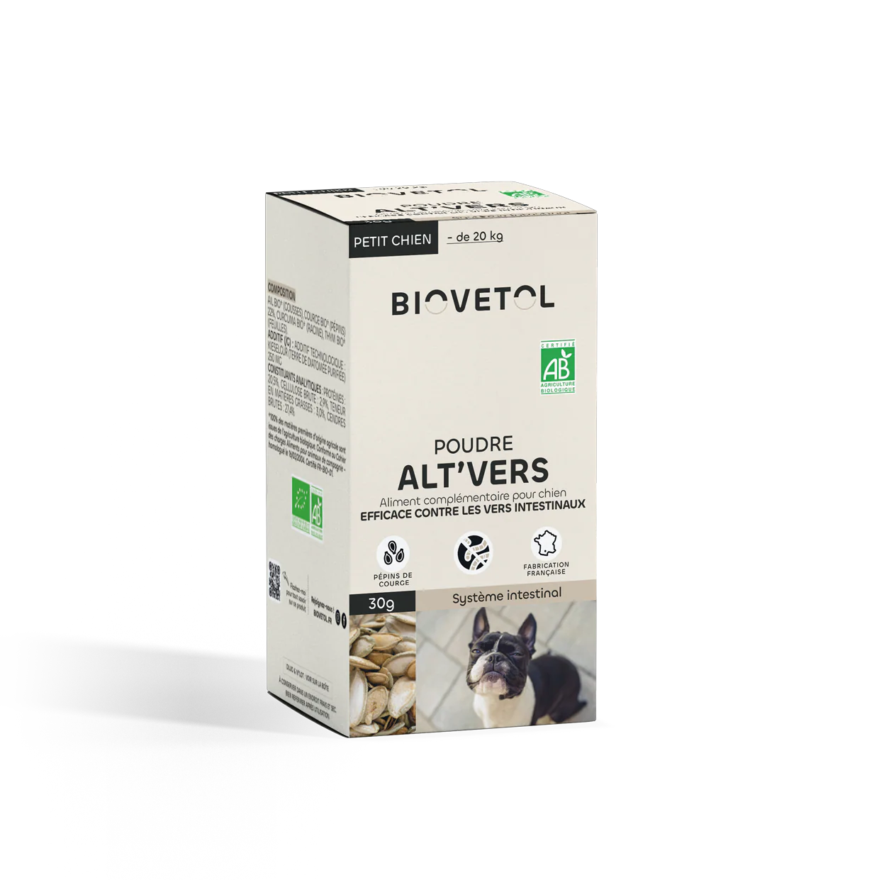 Biovetol - Vermifuge Bio en Poudre pour Petit Chien & Chiot