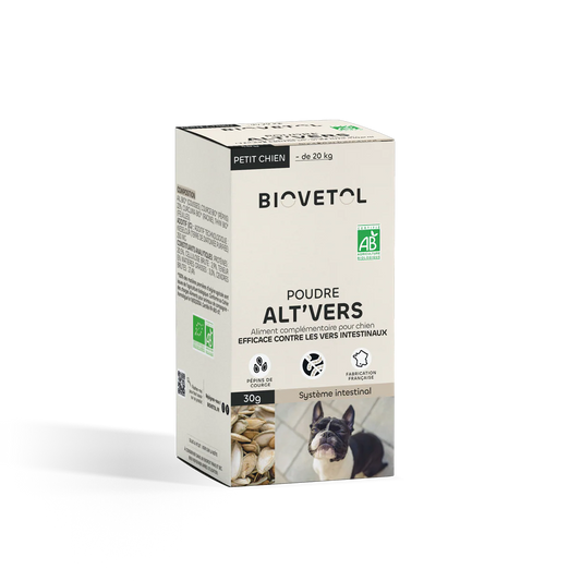 Biovetol - Vermifuge Bio en Poudre pour Petit Chien & Chiot