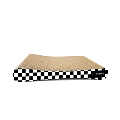 Bagan- Griffoir pour chat à damier noir et blanc