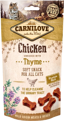 Carnilove - Friandises Sans Céréales au Poulet pour Chat