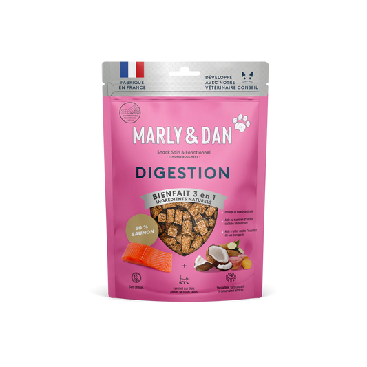 Marly & Dan - Friandises Sans Céréales "Digestion" pour Chat