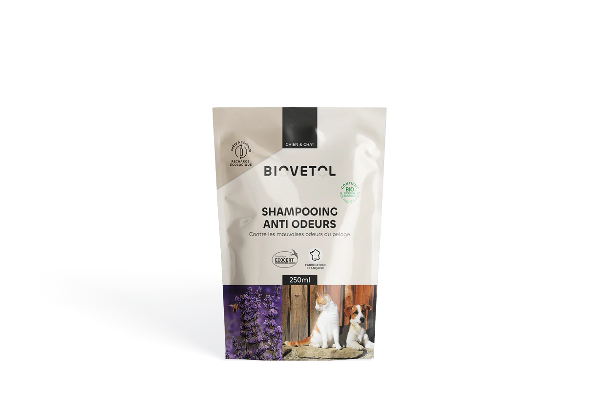 Biovetol - Shampoing Anti-Odeurs Bio (recharge écologique
